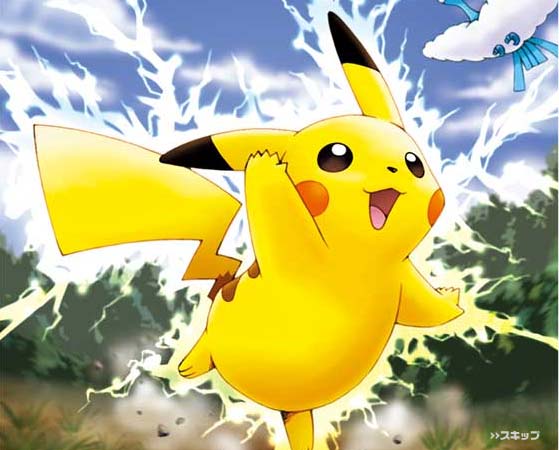 Pokemon Pikachu Happy  Vector Game