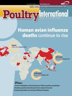 Poultry International - September 2015 | ISSN 0032-5767 | TRUE PDF | Mensile | Professionisti | Tecnologia | Distribuzione | Animali | Mangimi
For more than 50 years, Poultry International has been the international leader in uniquely covering the poultry meat and egg industries within a global context. In-depth market information and practical recommendations about nutrition, production, processing and marketing give Poultry International a broad appeal across a wide variety of industry job functions.
Poultry International reaches a diverse international audience in 142 countries across multiple continents and regions, including Southeast Asia/Pacific Rim, Middle East/Africa and Europe. Content is designed to be clear and easy to understand for those whom English is not their primary language.
Poultry International is published in both print and digital editions.