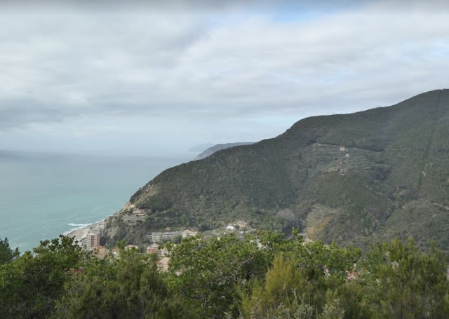 veduta di Deiva Marina dal sentiero verdeazzurro