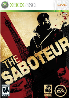 The Saboteur xbox 360 game dvd front cover
