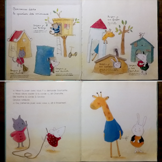 Un long cou, c'est chouette livre pour enfant sur l'amitié, la différence, la tolérance, jouer ensemble de Koppens Editions Clavis