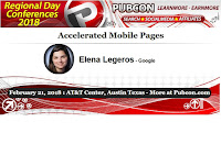 Pubcon Austin Session: Accelerated Mobile Pages with Elena Legeros of Google