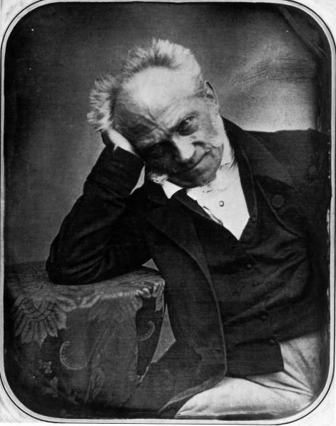 Portrait of Arthur Schopenhauer (1788-1860), German philosopher, taken in 1855.