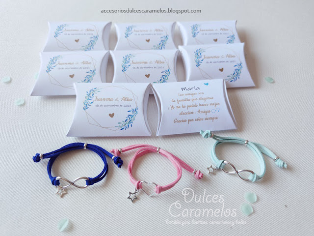 pulseras amigas familiares novia