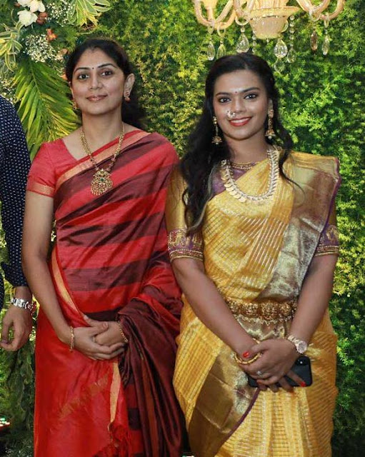 Karthi Wife Ranjani Gold Beads Haram