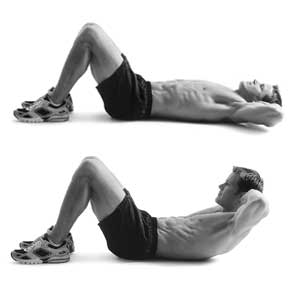 1- Crunches exercise