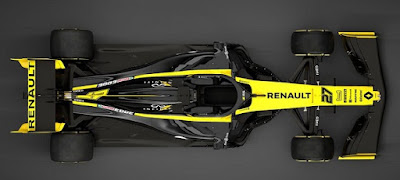 Renault New Car RS19 for F1 2019 season.