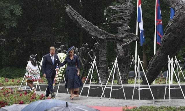 King Willem-Alexander and Queen Maxima attended the National Commemoration of the History of Slavery