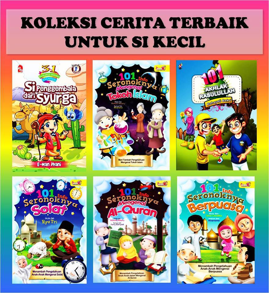 Koleksi Buku Cerita Terbaik Kanak-Kanak  Comel Lote 