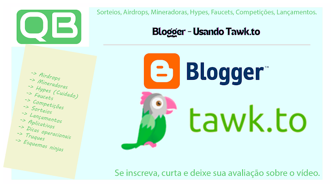 Blogger - Usando Tawk.to
