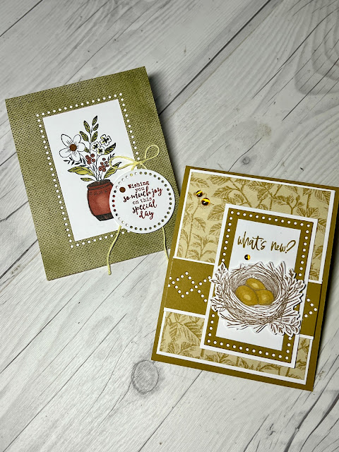 Cards using Everyday Details Stamp Set and Softly Stippled Designer Series Paper