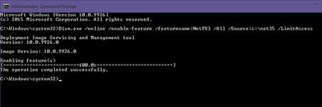cmd instalasi net35