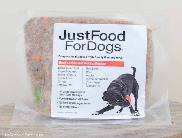 Just Food For Dogs Beef and Russet Potato fresh dog food