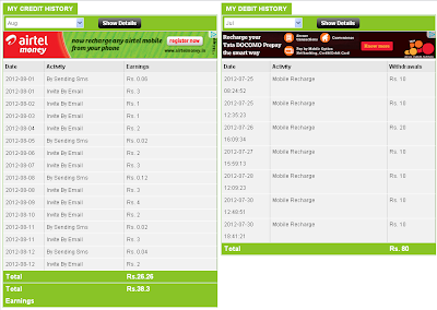 Free Mobile Recharge Statement