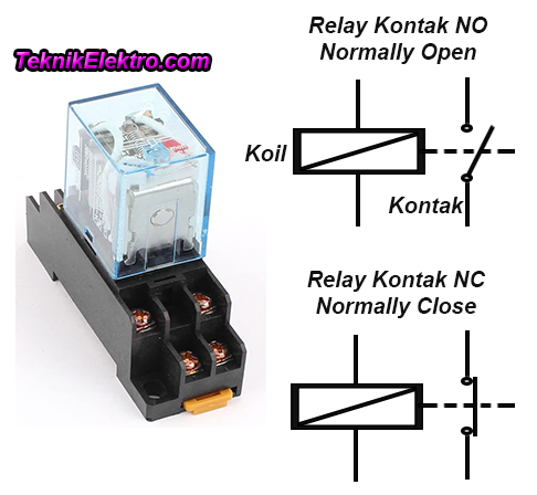 Relay pada lampu taman otomatis