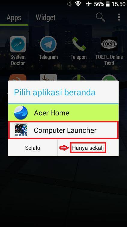 Cara mengubah tampilan Android ibarat Windows  Cara Ampuh Mengubah Tampilan Android Seperti Windows 10 Tanpa Root