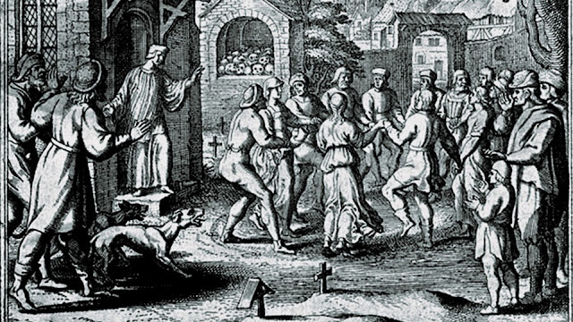 Depiction of the Dancing Plague