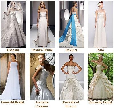 Try to put your wedding dress design on limit selections that are 