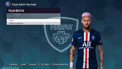 Gambar - PES 2020 Neymar (PSG) Face (Pink Hair)