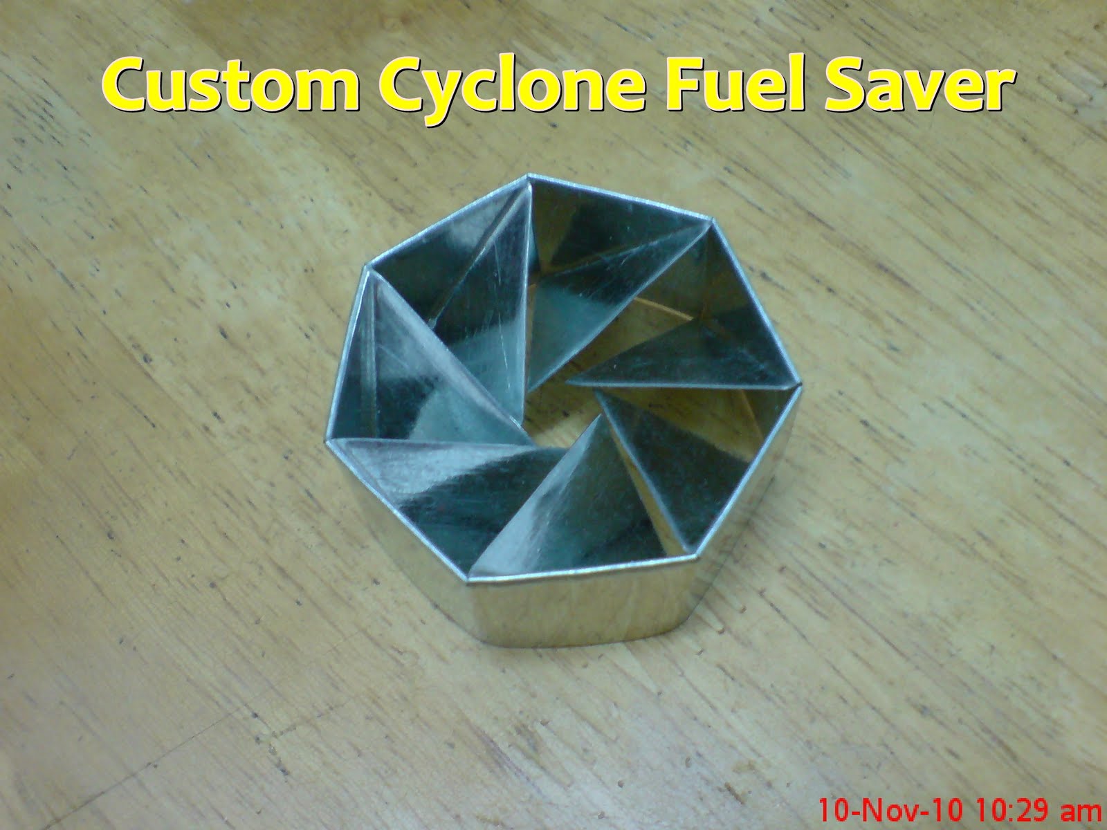 Custom Cyclone Fuel Saver