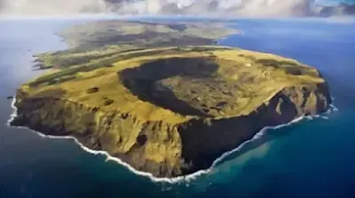 Rano Kau volcano, Easter Island, Chile