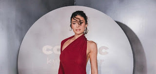 Kylie Jenner Captivates in Backless Red Gown at Cosmic Fragrance Launch in LA