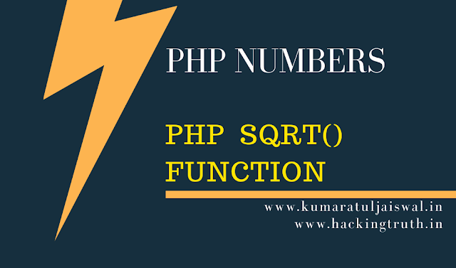 PHP sqrt function