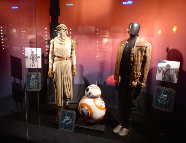 Star Wars Force Awakens film costume exhibit