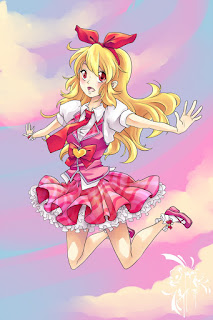 Foto Gambar Ichigo Hoshimiya Aikatsu Anime Cewek Cantik