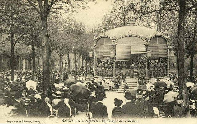 NANCY (54) - Kiosque à musique du Parc de la Pépinière (1874-75)