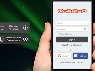 Mirroring Android Screen using Mobizen Mirroring App