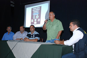 O Comandante do 3º BPM, Tenente-Cel. Fernandes, também esteve presente