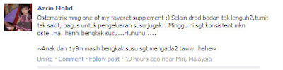 testimoni ostematrix shaklee