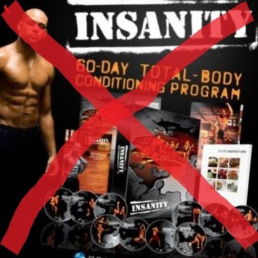 So me and Insanity did not work out! I under estimated the dedication plus 