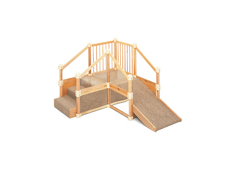 NAMC montessori infant toddler environment preparing for movement stairs with ramp