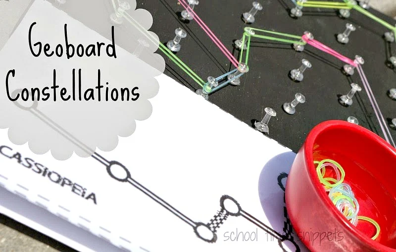 constellations geoboard activity