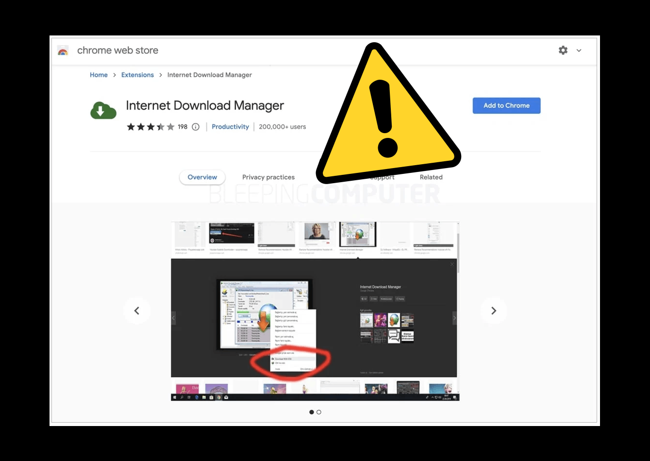 Chrome Web Store, Software