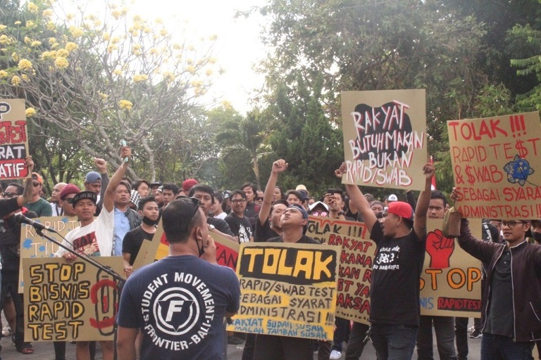 Jerinx dan Warga Bali Demo Tolak Rapid Test Corona, Ini Tangapan Polisi, naviri.org, Naviri Magazine, naviri majalah, naviri