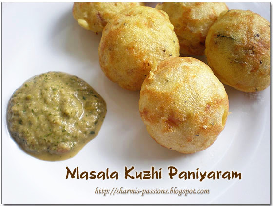 Masala Kuzhi Paniyaram