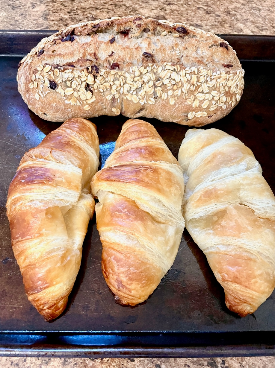 Wildgrain croissants and sourdough bread