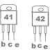 Perbedaan transistor TIP 41 DAN 42