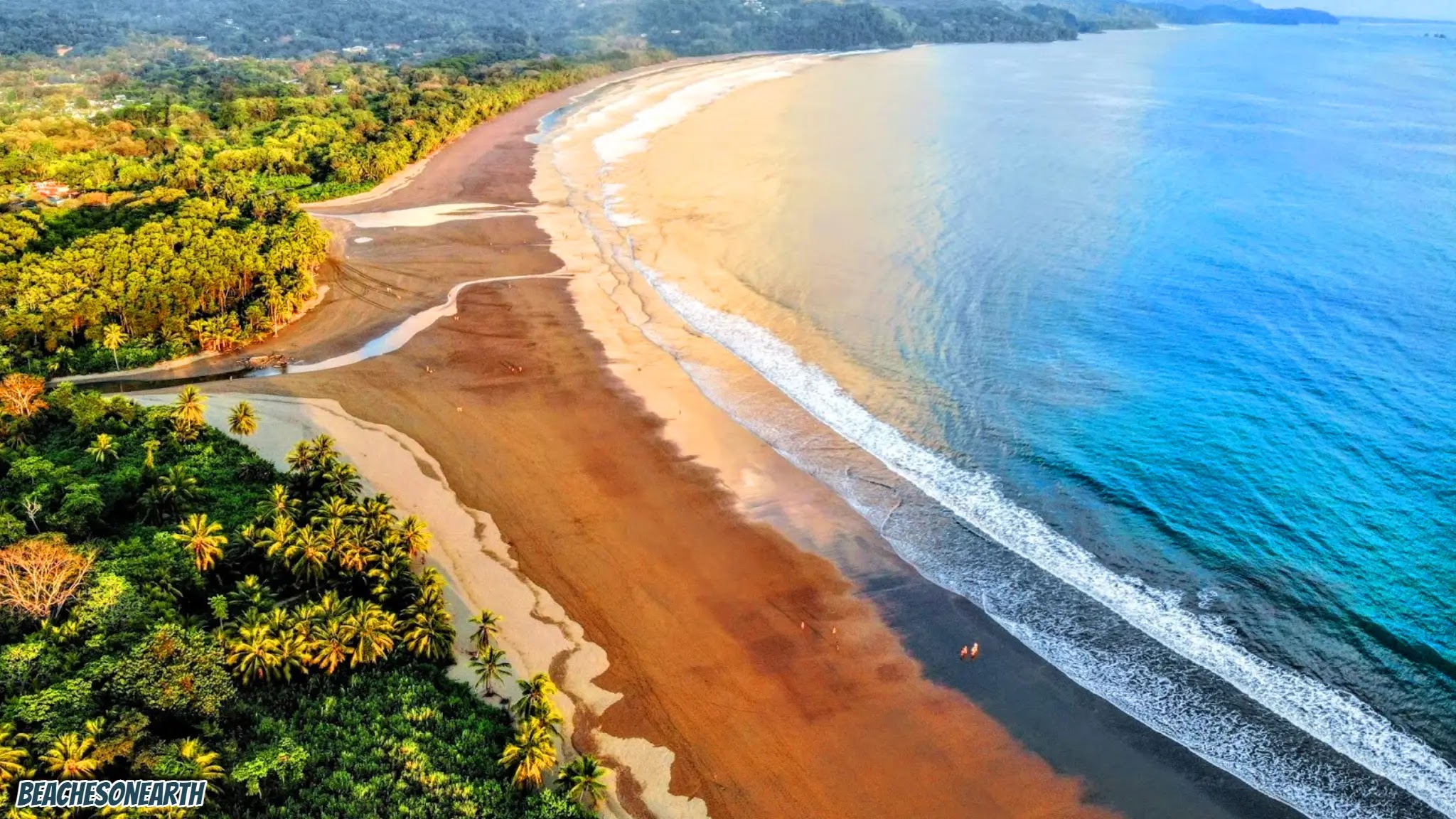 best beaches in costa rica map