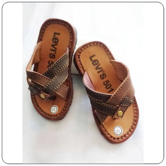 Pabrik Pengrajin  Sandal  Imitasi Kulit  Levis CPC Baby 