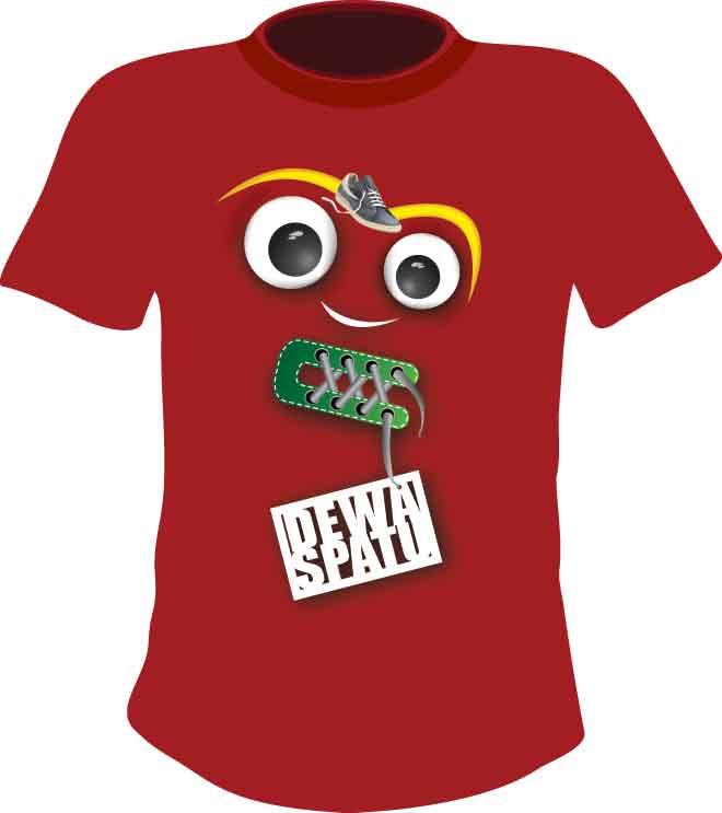 Bunga RC VECTOR DESAIN BAJU KAOS 