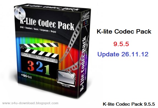 K-Lite Codec Pack 9.5.5 (Update 26.11.12)
