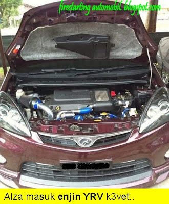 Fire Starting Automobil: Convert Enjin Daihatsu YRV ke Perodua