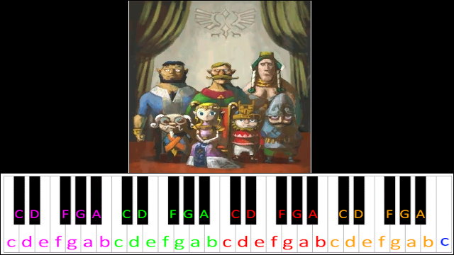 Pirates - The Legend of Zelda: The Wind Waker Piano / Keyboard Easy Letter Notes for Beginners