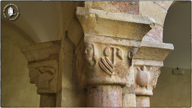 SAINT-GENIS-DES-FONTAINES (66) - Cloître roman de l'ancienne abbatiale