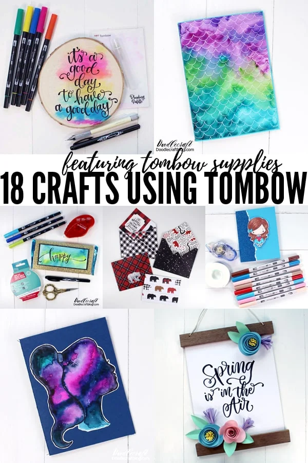 18 crafts to make using Tombow art supplies