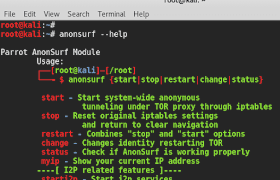  How to be An0Nymous on Kali Linux by using Anonsurf module